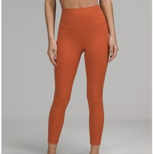 NWT Lululemon Align 25" Canyon orange
